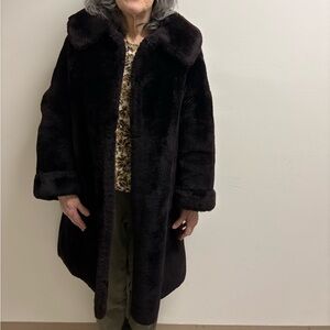 Elegant Black Teddy Jacket for Women